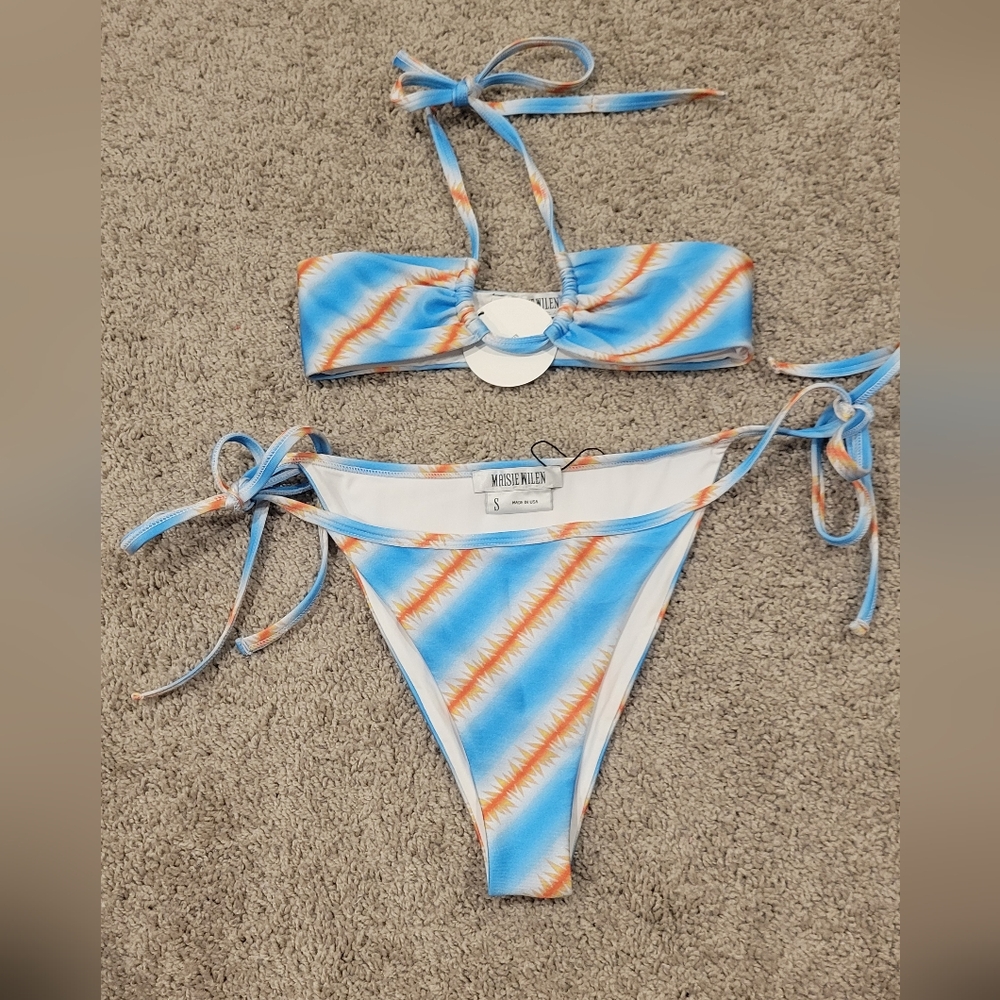 Maisie Wilen Bikini Top And Bottom Small NWT
